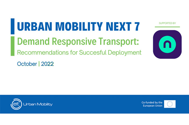 Demand Responsive Transport: Recommendations For Successful Deployment ...